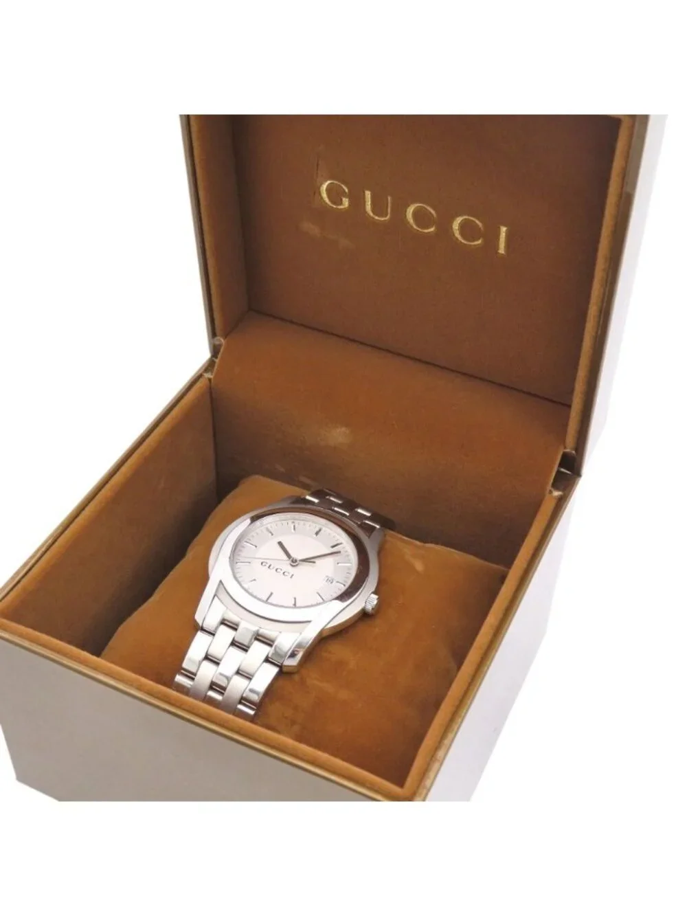 Gucci Class Quartz Watch SS Silver